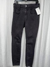Pilcro and Letterpress Anthropoloige  Women&#39;s Jeans Black Skinny Size 28 - £22.59 GBP