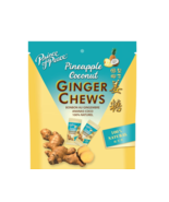 Prince of Peace Pineapple Coconut Ginger Chews Candy, 8 Oz (Pack of 6) - $47.52 CAD