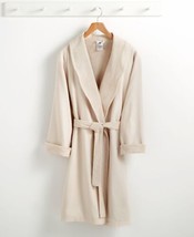 Hotel Collection Cotton Spa Robe Size Large/X-Large Color Beige - £46.70 GBP