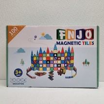 FNJO Magnetic-Tiles Classic Building Set  100 Pieces 3+ Educational Learning Toy - £31.72 GBP