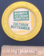 Purity Ice Cream &amp; Dairy St James Minnesota MN Milk Bottle Cap Lid 2.25&quot; - £7.33 GBP