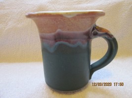 Tested by Fire pottery, cup or mug, handmade, 4&quot; - $20.00