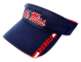 Mississippi Ole Miss Hat Adjustable Rebels Classic MVP Visor Cap Multicolor - £18.72 GBP