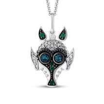 Star Wars Greedo Multi-Gemstone&amp; Diamond Necklace Star Wars Fan Necklace Pendant - $110.00