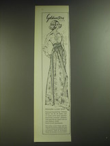 1974 Goldwaters Peddlers Cloak Skirt Advertisement - $18.49