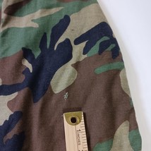 Military Field Jacket Woodland Camo Cold Weather Coat Men’s Medium With Liner image 3