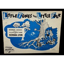 Little Tunes for Little Folk Piano Songbook Sheet Music 1952 Norma Lyon Easy - £9.57 GBP