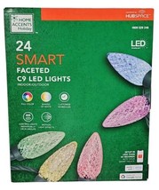 New Home Accents 24 Faceted C9 Led Color Changing Smart App Lights Hubspace 16FT - $39.59