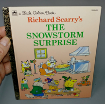 Little Golden Book Richard Scarry’s The Snowstorm Surprise - £7.43 GBP