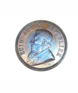 South Africa 1892 President Johannes Paulus Kruger One Penny Bronze Coin - $137.37 CAD