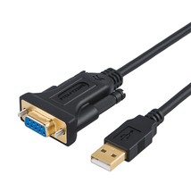 CableCreation USB to RS232 Serial Adapter (FTDI Chip), 6.6 Feet USB to DB9 Femal - £30.46 GBP