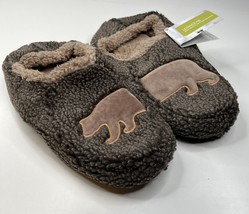 Ultraideas NWOB men’s berber Bear fleece slipper socks XL brown slippers... - $18.71