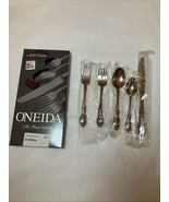 Oneida Louisiana 18/8 Stainless Steel 5pc. Place Setting Made in USA Com... - $33.66
