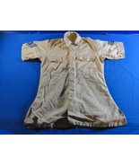 USAF AIR FORCE 1951 KOREAN WAR COTTON BUSH SAFARI JACKET MANS TAN TROPIC... - $43.55