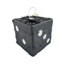 Black Dice Pinata, Casino Themed Party Decoration, Poker Birthday Party Supplies - $39.99