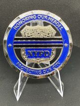 NYPD PBA Thin Blue Line Police Benevolent Association Challenge Coin - $25.74