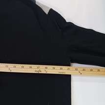 Express Design Studio Men's Pullover Sweater Black/Gray Crew Neck Merino Wool L image 6