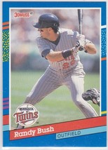 M) 1991 Donruss Baseball Trading Card - Randy Bush #382 - £1.54 GBP