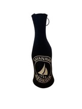 Savannah Insulated Bottle Cover with Zipper Black and White - £5.35 GBP