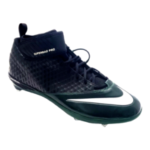 Nike Men&#39;s Lunar Super Bad Pro TD Football Cleat Shoes Black / Green Siz... - £50.68 GBP