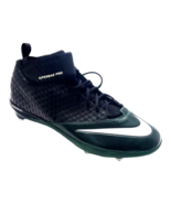 Nike Men&#39;s Lunar Super Bad Pro TD Football Cleat Shoes Black / Green Siz... - $88.25 CAD