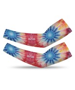 Mondxflaur Tie Dye Cooling Arm Sleeves Cover UV Sun Protection for Men W... - $280.61 MXN