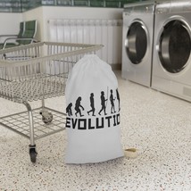 Evolution Hiking Themed Spun Polyester Laundry Bag With Drawstring For M... - $31.93+