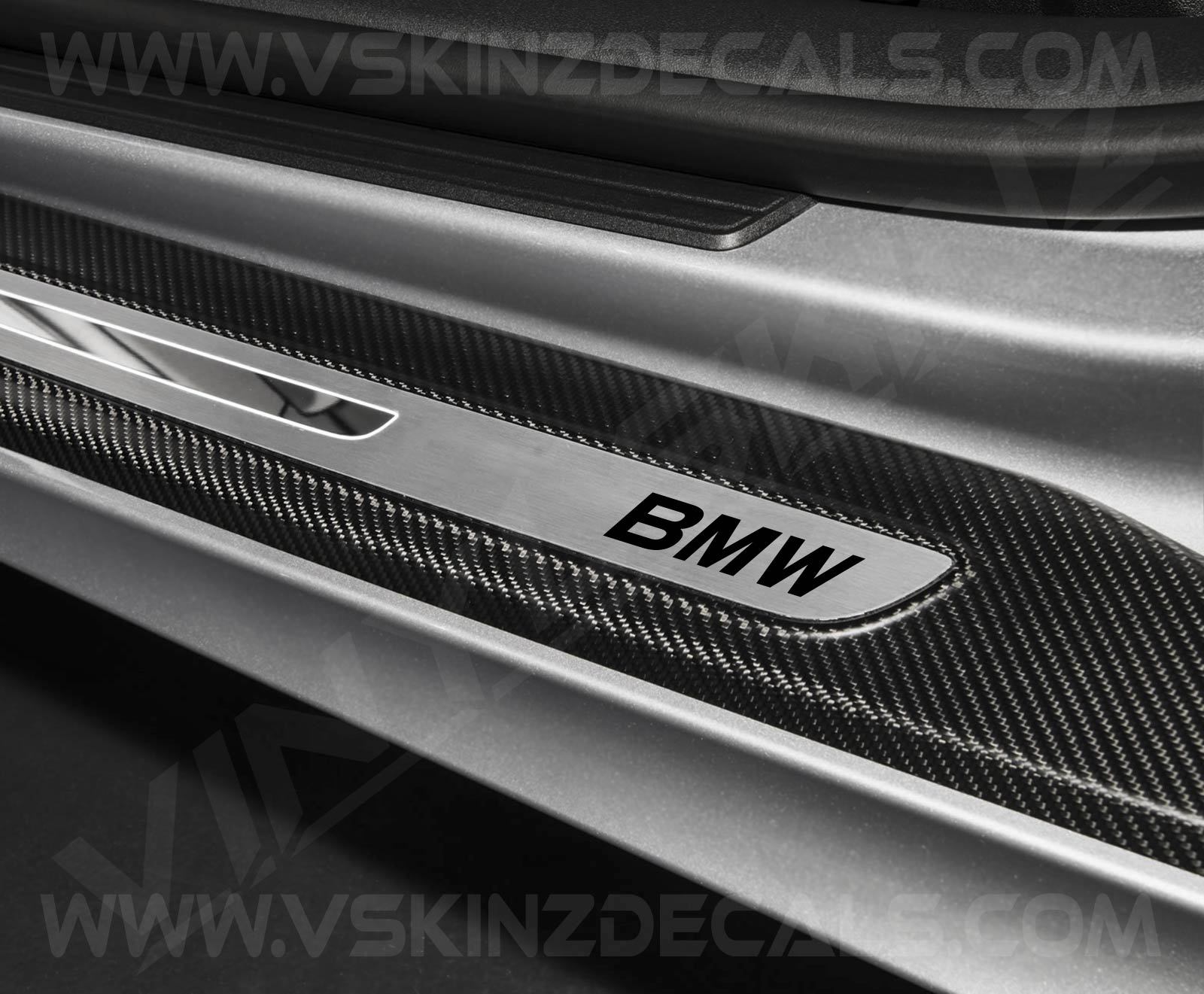 BMW Logo Door Sill Decals Stickers Premium Quality 5 Colors M3 M4 Alpina X3 X5 M - $11.00