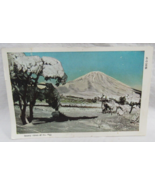 Scene of Mt Fuji in Winter Snows in Japan Fukuda Postcard - $56.02 MXN