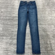 Levi's 721 Women's High Rise Skinny Blue Denim Jeans Stretch Size 26 image 13