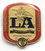 LA Premium Pilsner Beer Pin Anheuser-Busch Advertising Brewery Light Alc... - $12.99