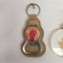 Vintage Canada Key Ring Lot of 2, BANFF Maple Leak &amp; Sudbury Bottle Opener - £8.52 GBP