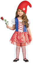 Fun World Girls&#39; Toddler Li&#39;l Miss Gnome, Multi-Colored, Large Up to 3T - $1,926.30 MXN