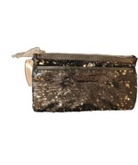 Victoria&#39;s Secret Limited Edition Black Silver Sequin Clutch NWT $58 - $18.95