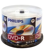 Philips DM4S6B50F/17 4.7GB 16x DVD-Rs (50-ct Cake Box Spindle) - £21.97 GBP