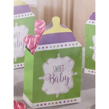 Amscan Sweet Baby Gift Bottle Favor Boxes 24 Pieces Per Package New - $8.95