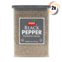 2x Cans Badia Black Pepper Seasoning | 4oz | Gluten Free! | Pimienta Negra - £14.19 GBP