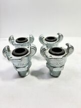 4-Male 3/4” NPT Universal Crowfoot Chicago Style 2-Lug Air Coupling Plat... - $27.50