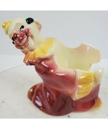 Vintage Shawnee Pottery Circus Clown Figurine 5x5x5.5&quot; USA 619 Ceramic - $18.00