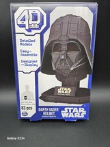 Star Wars Darth Vader 4D Build Cardstock Model Kit 83 Pcs | Star Wars To... - $252.54 MXN