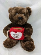 Dan Dee Brown Bear Plush 12 Inch Hotter Than Coffee Stuffed Animal Toy - £7.06 GBP