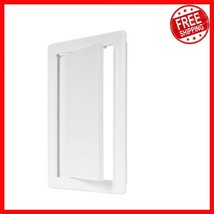 Versatile 6&quot; x 10&quot; White Plastic Access Panel for Electrical &amp; HVAC Needs - $618.88 MXN
