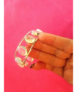 Opalite silver bar chunky cuff bracelet - €16,21 EUR