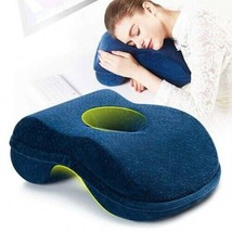 Multi-function Memory Foam   Nap Pillow Comfortable Relaxation Velvet Fabric - £17.07 GBP