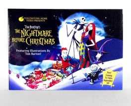 Nightmare Before Christmas Touchstone 1993 VHS Promo - Illustrated by Tim Burton - £9.63 GBP