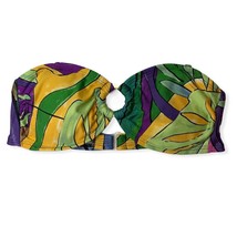 Mark Multi Color Printed Swimwear Swimsuit Padded Bikini Top Small - £10.30 GBP