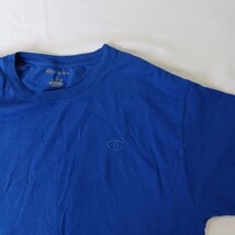Champion Men's Size Large Blue Short Sleeve Crew Neck T-Shirt Chest 43 image 11