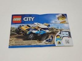 Lego City Desert Rally Racer 60218 Instruction Replacement Book Manual Only - $6.92