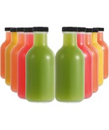 Danmu Glass Juice Bottles With Lids 16 Oz,Juicing Bottles, Dishwasher Safe - $31.92