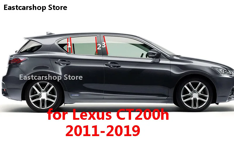 For lexus ct200h rx nx ux es gx400 gx460 series car central middle column pc window thumb200